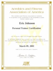 Fitness Training Certification